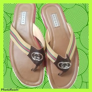 Mens Gucci Toe Sandles